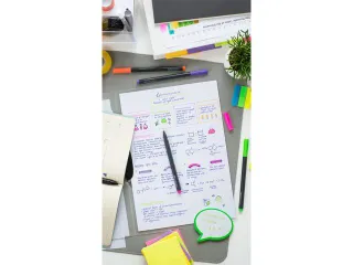 Fineliner Faber-Castell Grip 0,4mm etui 5 stuks neon assorti - 10