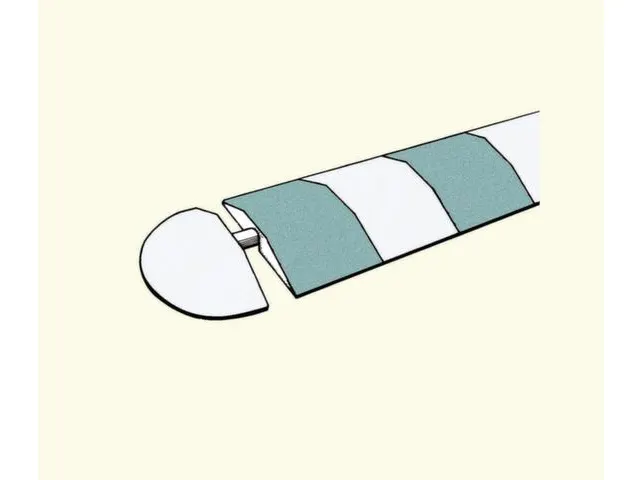 Verkeersdrempel Afsluitend Element Voor Snelheden Tot 10Km/h Geel