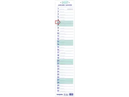 Maand Lintkalender, 2027