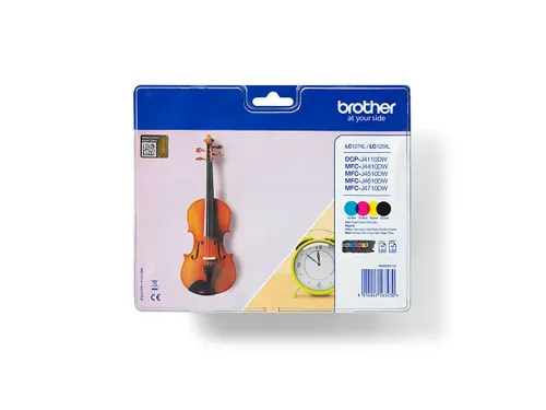 Brother LC-127XL Valuepack Inktcartridges Zwart + Kleur XL