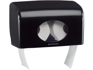 Aquarius 7191 Duo toiletpapier dispenser traditioneel zwart - 1