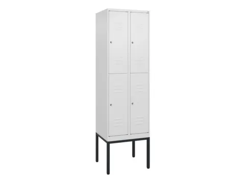 dubbeldekse locker,HxBxD 2120x600x500mm,2x2vak.,vak B 300mm