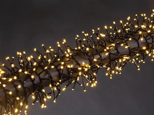 Kuma LED - 12m - 1020 Leds - Warmwit - Zwarte Kabel - Modulator - 31