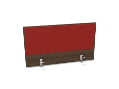 opzetpaneel bureau aanbouw achter NV bruin hickory BN4011-rood 1000mm