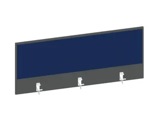 baliepaneel bureau aanbouw achter MS-donkergrijs BN6016-blauw 1200mm - 1