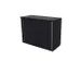 opzetkast,v. schuifdeurkast,HxBxD 740x1200x445mm,schuifdeur,CC-zwart