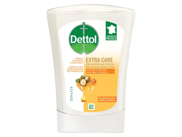 Dettol No Touch Handzeep Extra Care Honing & Galamboter vulling 250ml