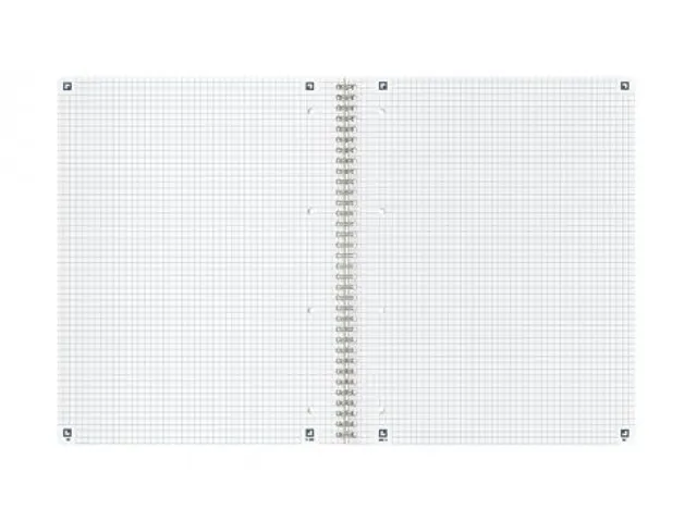 Cahier spirale Oxford Origin A4 + carreau 5mm 70 feuilles noir