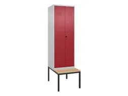locker voor scheiding van kleding,HxBxD 2120x600x815mm,2vak