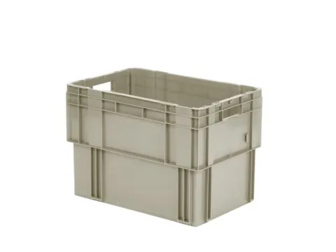 Euronorm Draaistapelbak Pp Hxlxb 420X600X400Mm 80L Grijs