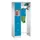 personeelsgarderobe draaigr. 1950x850x500mm 1x5 vakken 400mm RAL3000