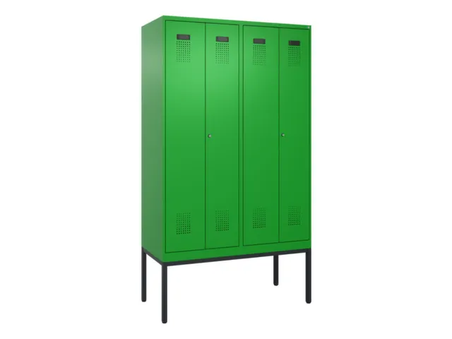 locker voor scheiding van kleding,HxBxD 2120x1200x500mm,4vak