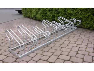 Fiets-Beugelrek L 2100Mm 2X6Plaatsen Dubbelzijdig Gelast Verzinkt - 1