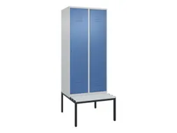 locker voor scheiding van kleding,HxBxD 2120x800x815mm,2vak