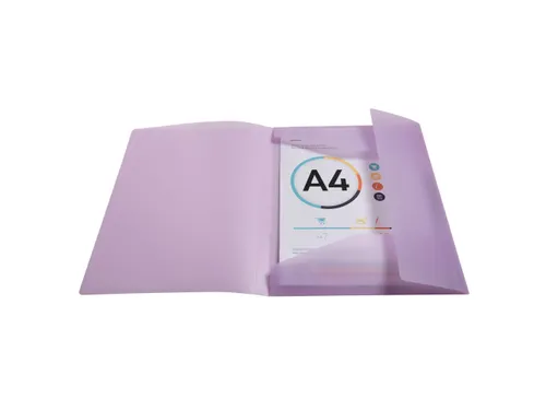 Elastomap Kreacover A4 3 Kleppen Assorti Pastel