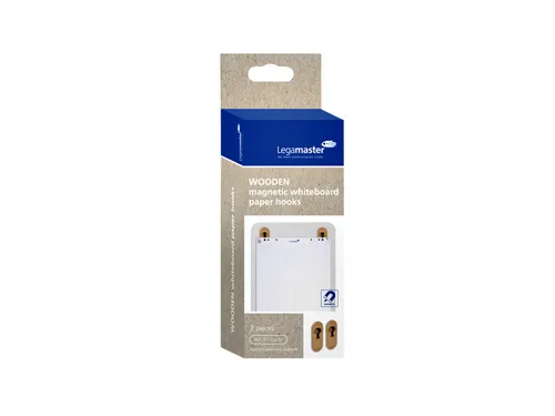 Whiteboard papierhaak Legamaster hout 2 stuks