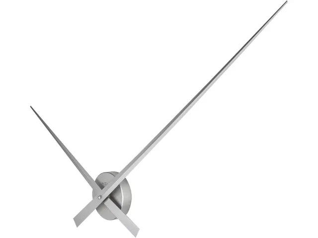 Horloge murale NeXtime Hands Ø85cm aluminium/argent