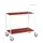 Tafelwagen,Draagverm. 150Kg,2Etage(S),Etage(S) Melaminecoating,Rood