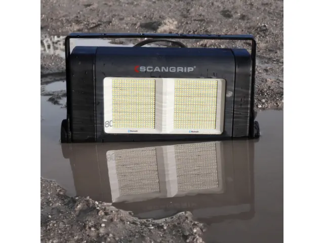 bouwlamp,864 SMD-led,20000-80000lumen,draaggreep,straalhoek 120 °