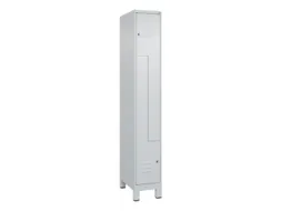 Z-garderobekast,HxBxD 1950x300x500mm,vak B 150/300mm,cil.-slot,voeten