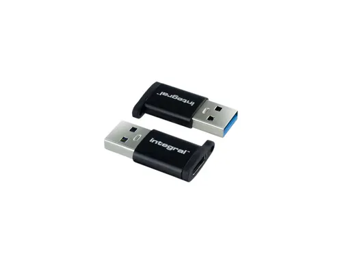 Adapter Integral USB-C naar USB-A 2-pack