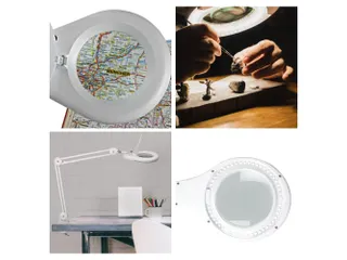 LED Loeplamp Met Vergrootglas 8 Dioptrie 8W 60 LED's wit - 6