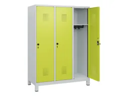 schoollocker,HxBxD 1630x1200x500mm,3vak,vak B 400mm,draaigrendel