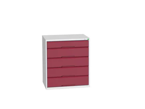 ladekast HxBxD 900x800x550mm 5laden romp RAL7035 front RAL3004