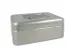 Coffret à monnaie Westcott 200x161x90mm argent, insert en plastique a