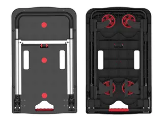 Transportkar Pavo platform trolley inklapbaar 137kg zwart - 8