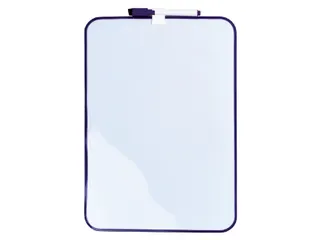 Whiteboard Desq 24x34cm + marker paars profiel - 1