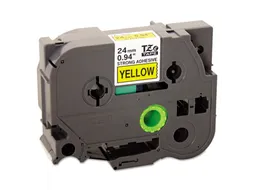 NEUTRAL Labeltape P-touch TZE-S651 24mmx8m Zwart op Geel gelamineerd