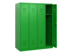 schoollocker,HxBxD 1530x1200x500mm,4vak,vak B 300mm,cil.-slot