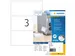 HERMA 4664 Etiketten met perforatie A4 210x99mm Wit 300 stuks