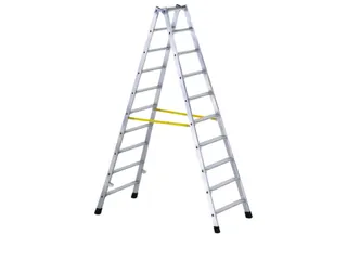 Boktrap Aluminium L 2 30M 2X10Treden Dubbelzijdig Uitvoering Nl - 1