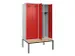 armoire vestiaire avec banc noir et blanc,HxlxP 2120x1200x815mm