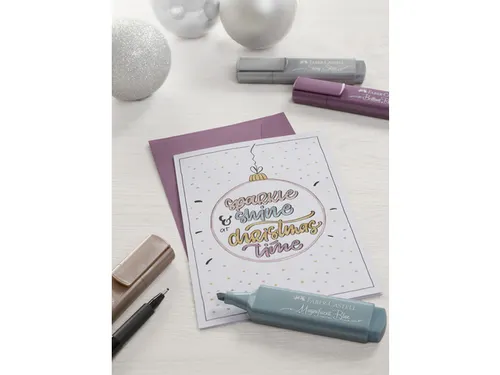 Markeerstift Faber-Castell 46 metallic blauw
