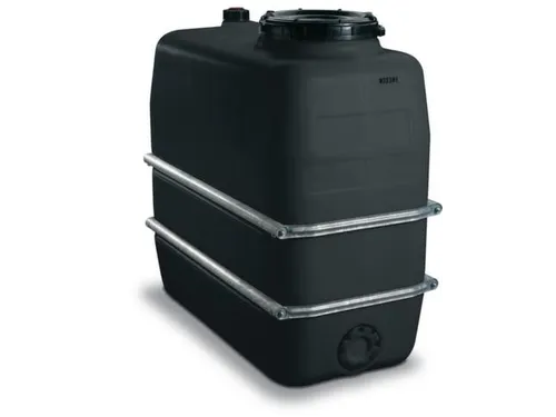 Opslagtank Ruimtebesparend Pe Hxlxb 1400x1400x720mm 1100 Liter Zwart