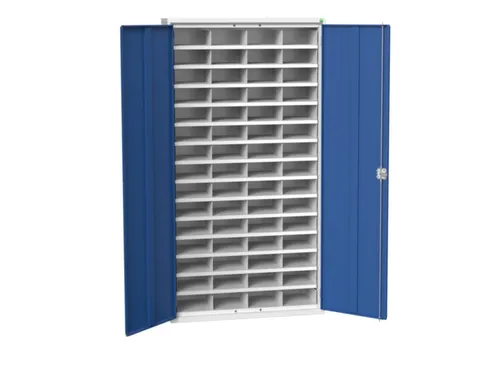 post-/sorteerkast 2000x1050x350mm 4x15vakken RAL7035+RAL5010