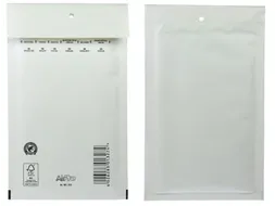 Luchtkussenenvelop 120x215 Mm Met Stripsluiting Wit