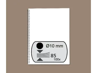 Draadrug Fellowes 10mm 34-rings A4 zwart 100stuks - 1