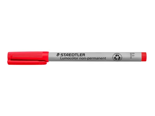 Viltstift Staedtler OHP Lumocolor 316 F Non Permanent Rood 0.6mm