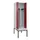 PBM-locker met bank,HxBxD 2120x600x815mm,2vak,vak B 300mm