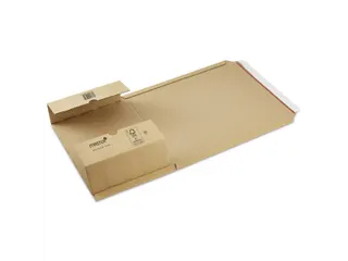 Wikkelverpakking 217x155x50mm Bruin 25 Stuks - 1