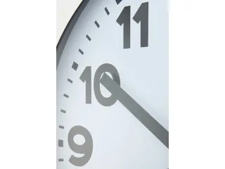 Wandklok NeXtime dia. 19cm, geborsteld aluminium, 'Station' cijfers - 8