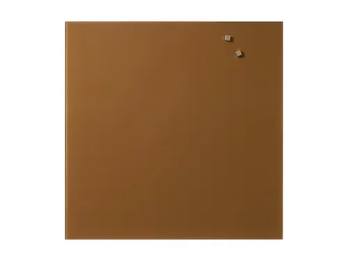 Glasmagneetbord Naga 45 x 45 cm Bruin