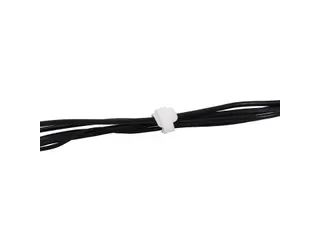 Addit Kabelbinders klittenband 12x250mm Wit 10 stuks - 2