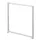 Wandstelling Voor Assortimentsbakken Leeg Lxb 616x600mm Eenzijdig