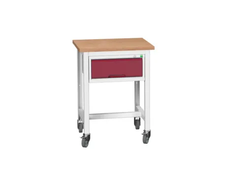 werkbank,verrijdbaar,HxBxD 930x700x600mm,multiplexblad
