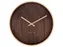 Wandklok NeXtime Oslo 30 cm bruin
